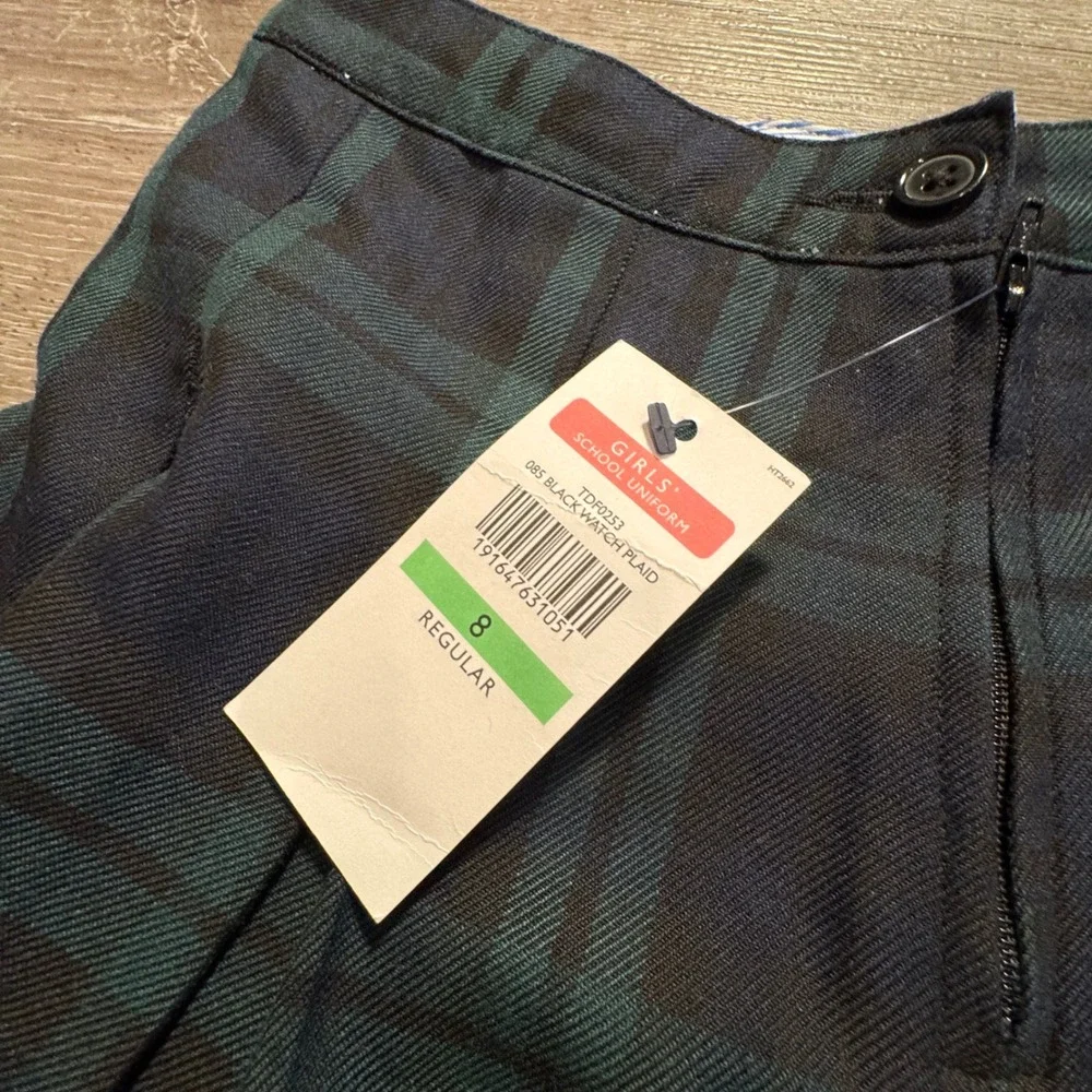 Tommy Hilfiger Skirt Girls 8 Tartan Plaid Rayon School Uniform Pleated Preppy